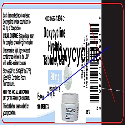 Monohydrate de doxycycline+prix